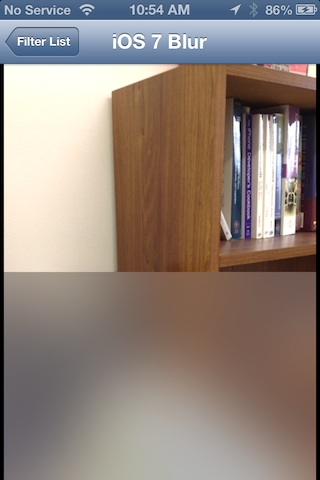 GPUImage realtime camera blur